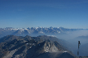 Blick vom Bishorn zur Mt. Blancgruppe
